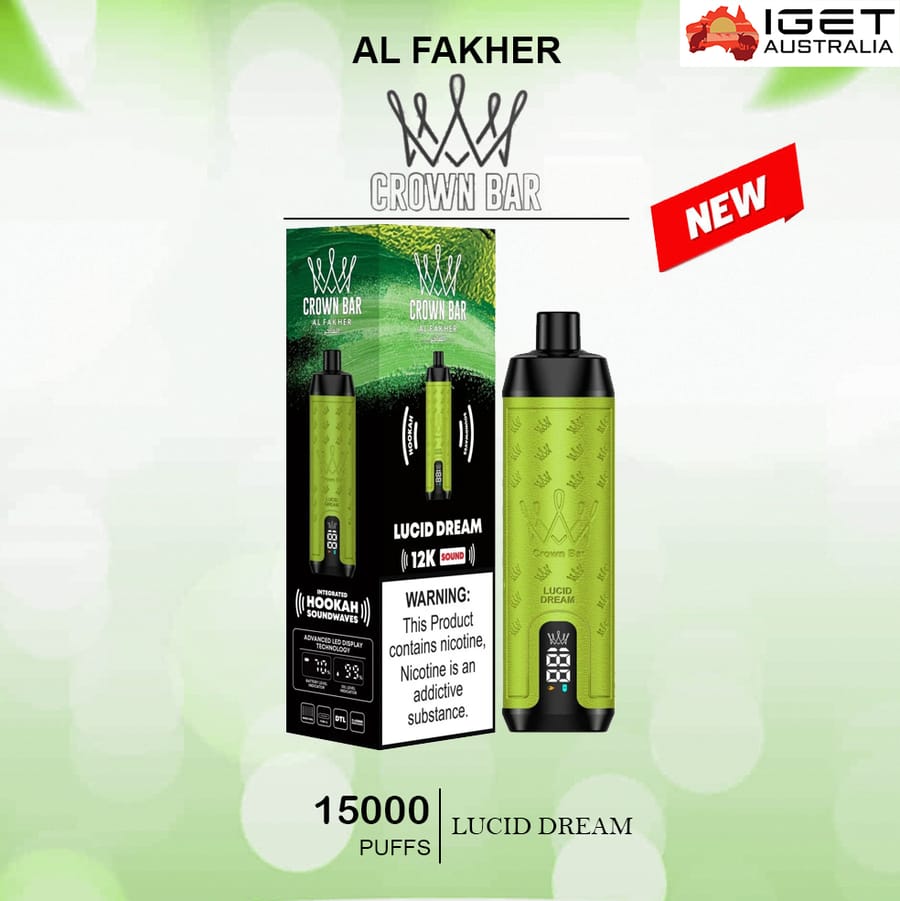 ALFAKHER CROWN BAR – LUCID DREAMS – 15000 PUFFS