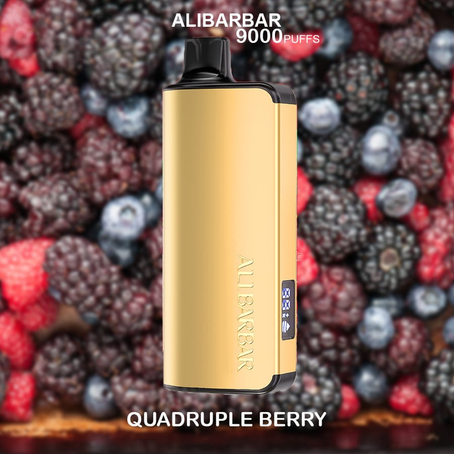 ALIBARBAR INGOT – QUADRUPLE BERRY – 9000 PUFFS