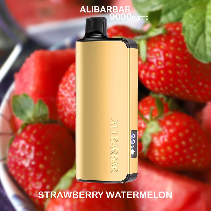 ALIBARBAR INGOT – STRAWBERRY WATERMELON – 9000 PUFFS