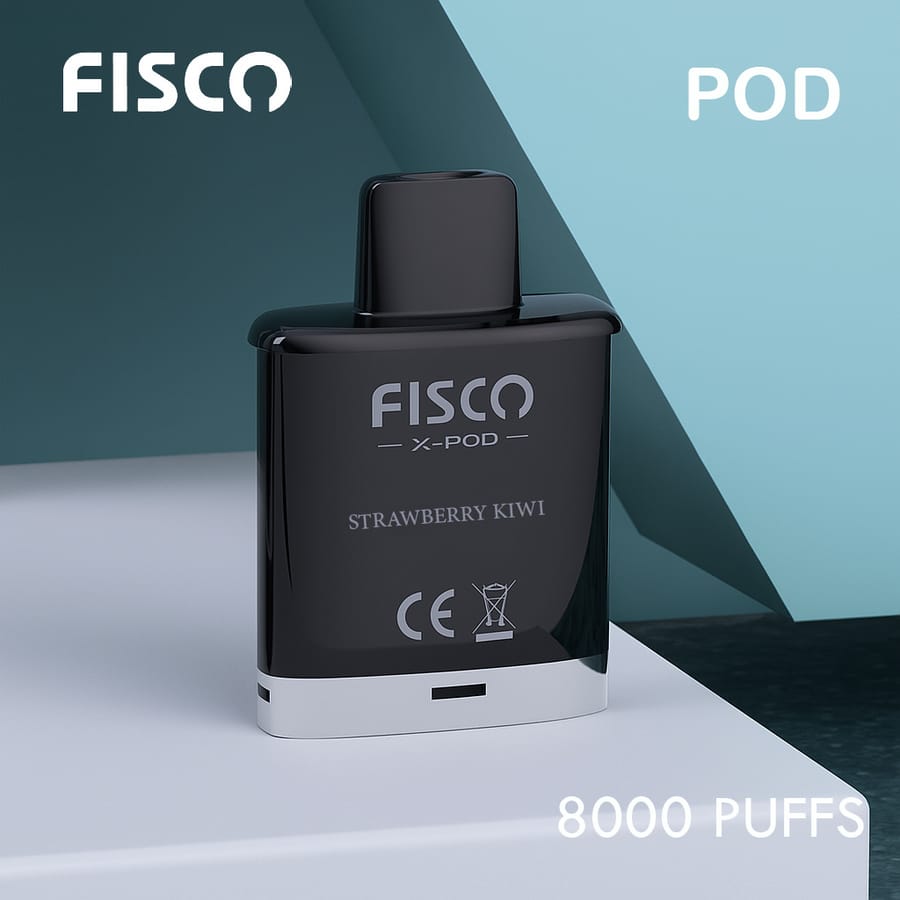 FISCO XPOD STRAWBERRY KIWI – 8000 PUFFS (POD ONLY)