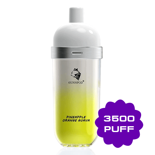 GUNNPOD WAVE PINEAPPLE ORANGE GUAVA – 3500 PUFFS