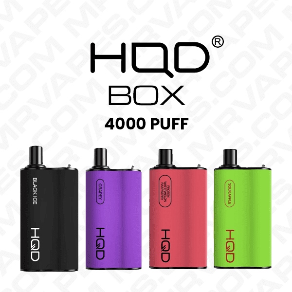 HQD BOX Disposable Vape Wholesale (4000 Puffs)