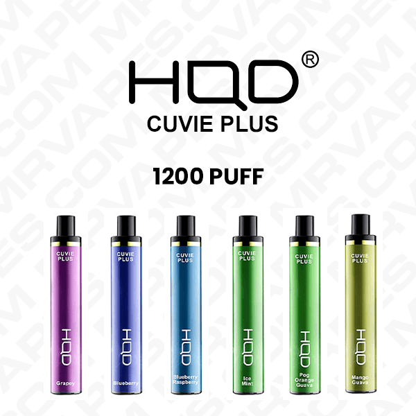 HQD CUVIE PLUS Disposable Vape Wholesale (1200 Puffs)