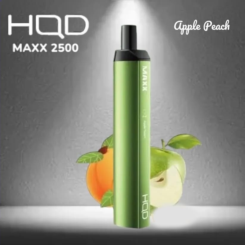 HQD MAXX APPLE PEACH – 2500 PUFFS