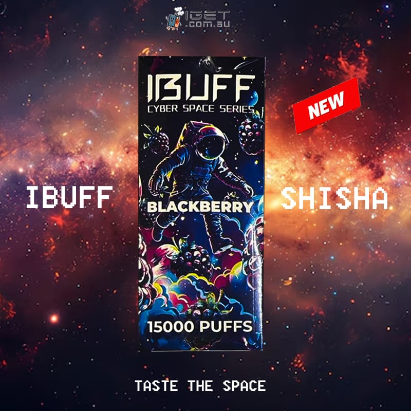 IBUFF SHISHA – BLACKBERRY – 15000 PUFFS