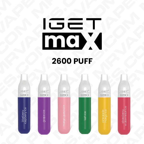 IGET MAX Disposable Vape Wholesale (2300 Puffs)