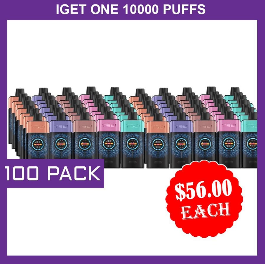 IGET ONE 12000 PUFFS – 100 PACK