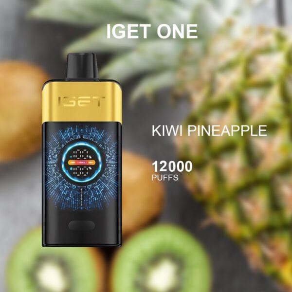 IGET ONE KIWI PINEAPPLE – 12000 PUFFS