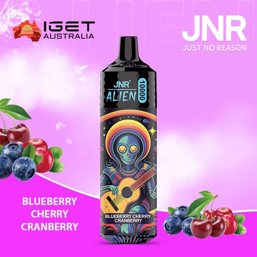 JNR ALIEN BLUEBERRY CHERRY CRANBERRY – 10000 PUFFS
