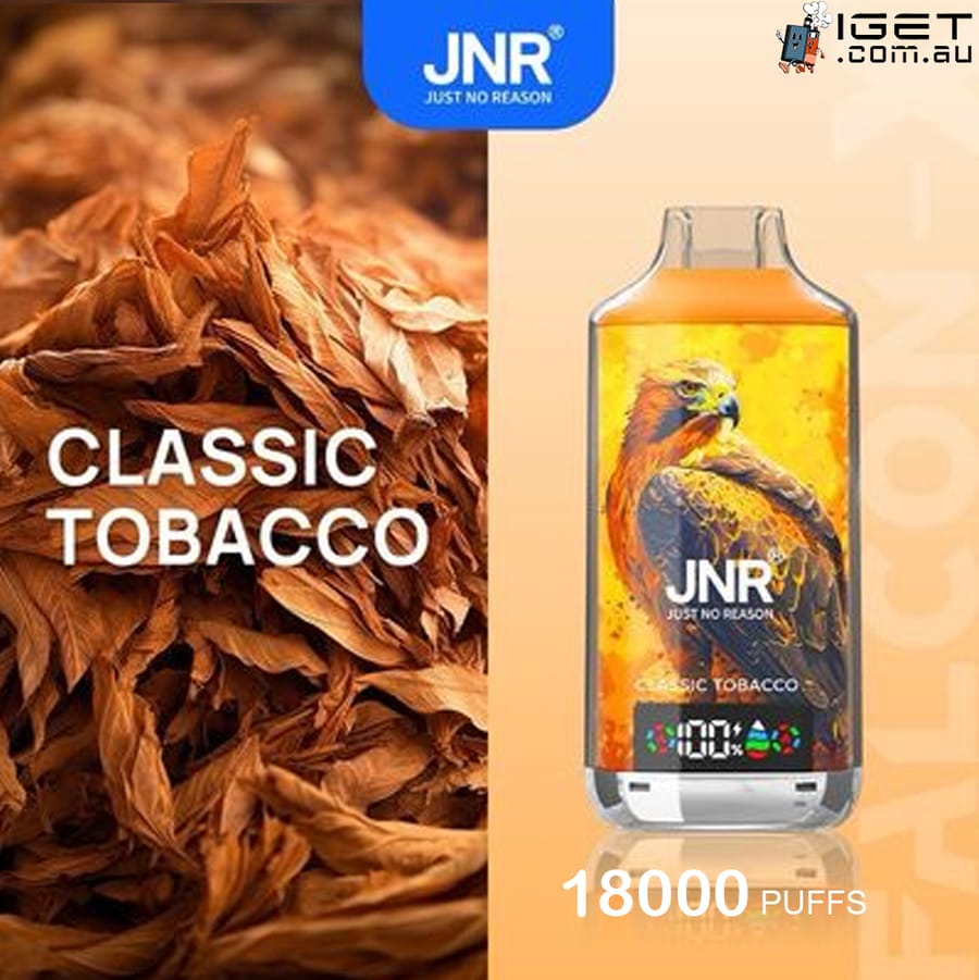 JNR FALCON -X CLASSIC TOBACCO – 18000 PUFFS