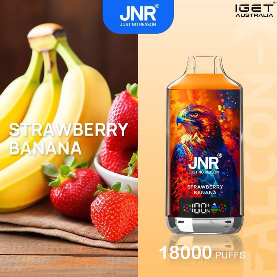 JNR FALCON -X STRAWBERRY BANANA- 18000 PUFFS