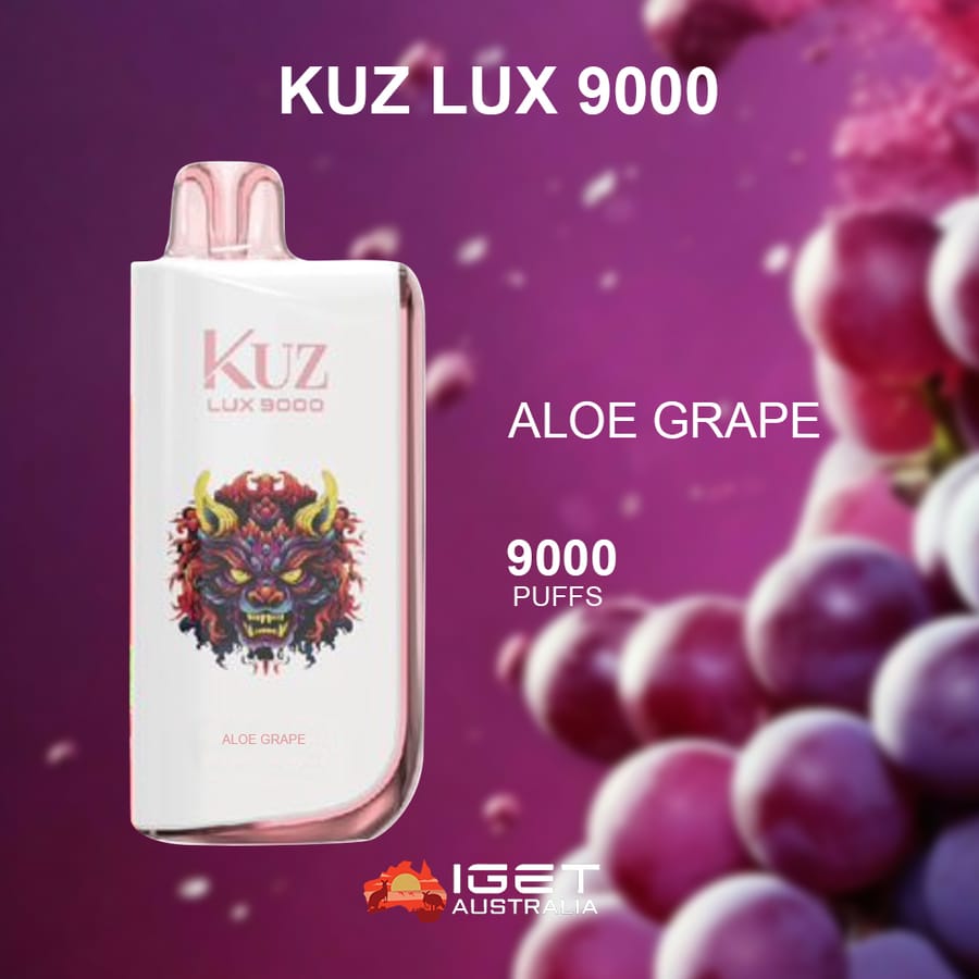 KUZ LUX ALOE GRAPE – 9000 PUFFS