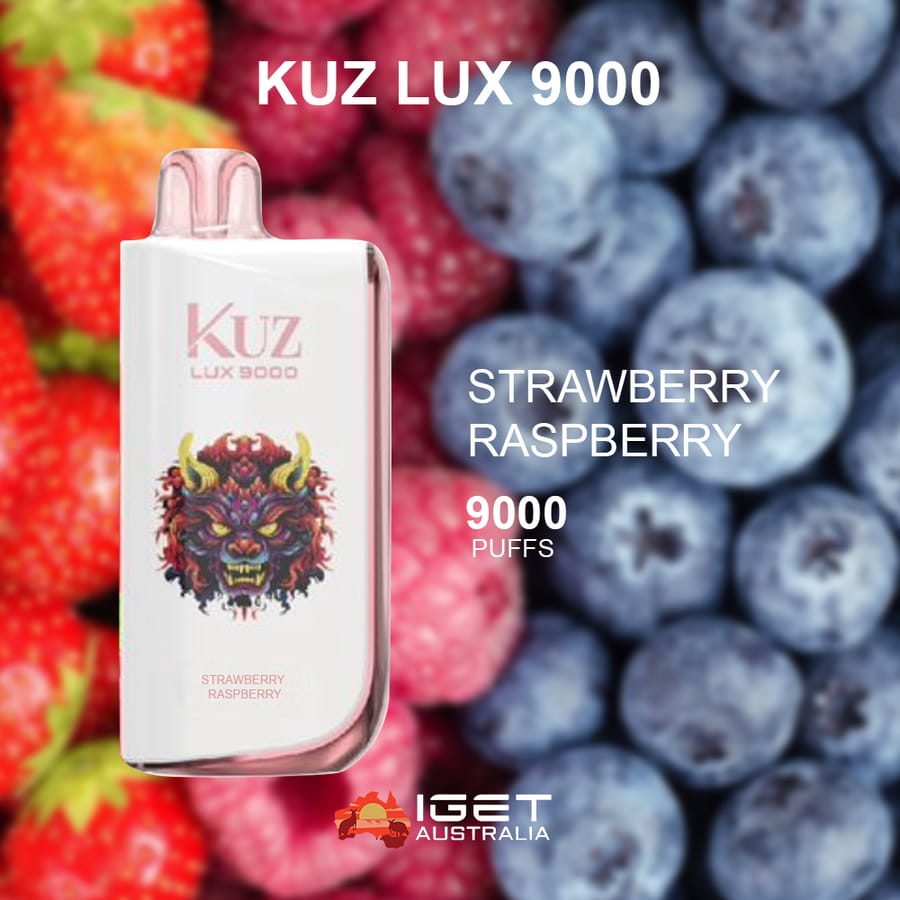 KUZ LUX STRAWBERRY RASPBERRY – 9000 PUFFS