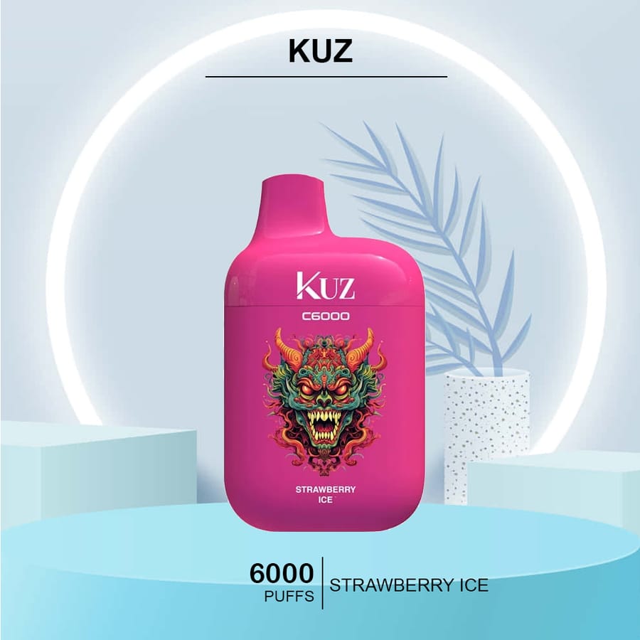 KUZ – STRAWBERRY ICE – 6000 PUFFS