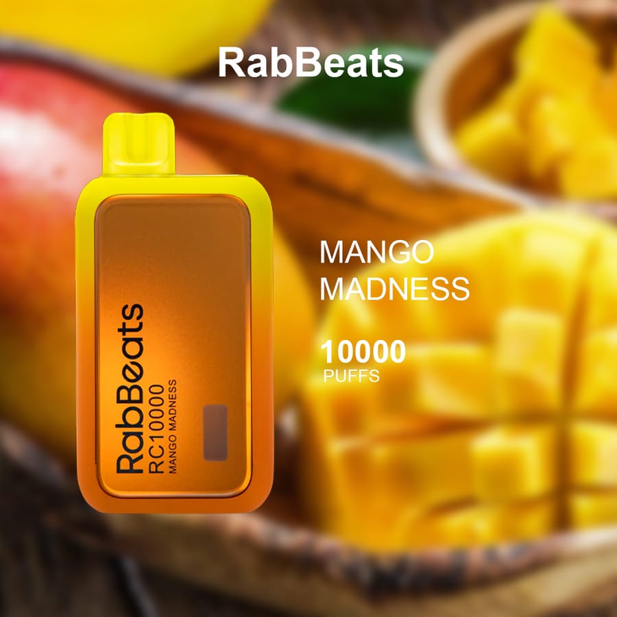 RABBEATS BAR MANGO MADNESS – 10000 PUFFS