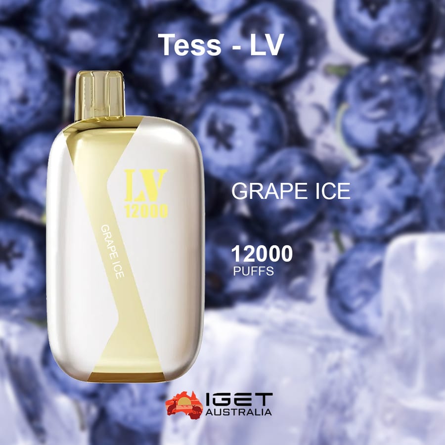 TESS-LV GRAPE ICE – 12000 PUFFS