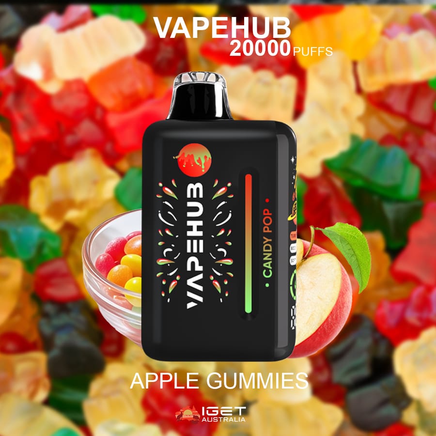 VAPEHUB APPLE GUMMIES – 20000 PUFFS