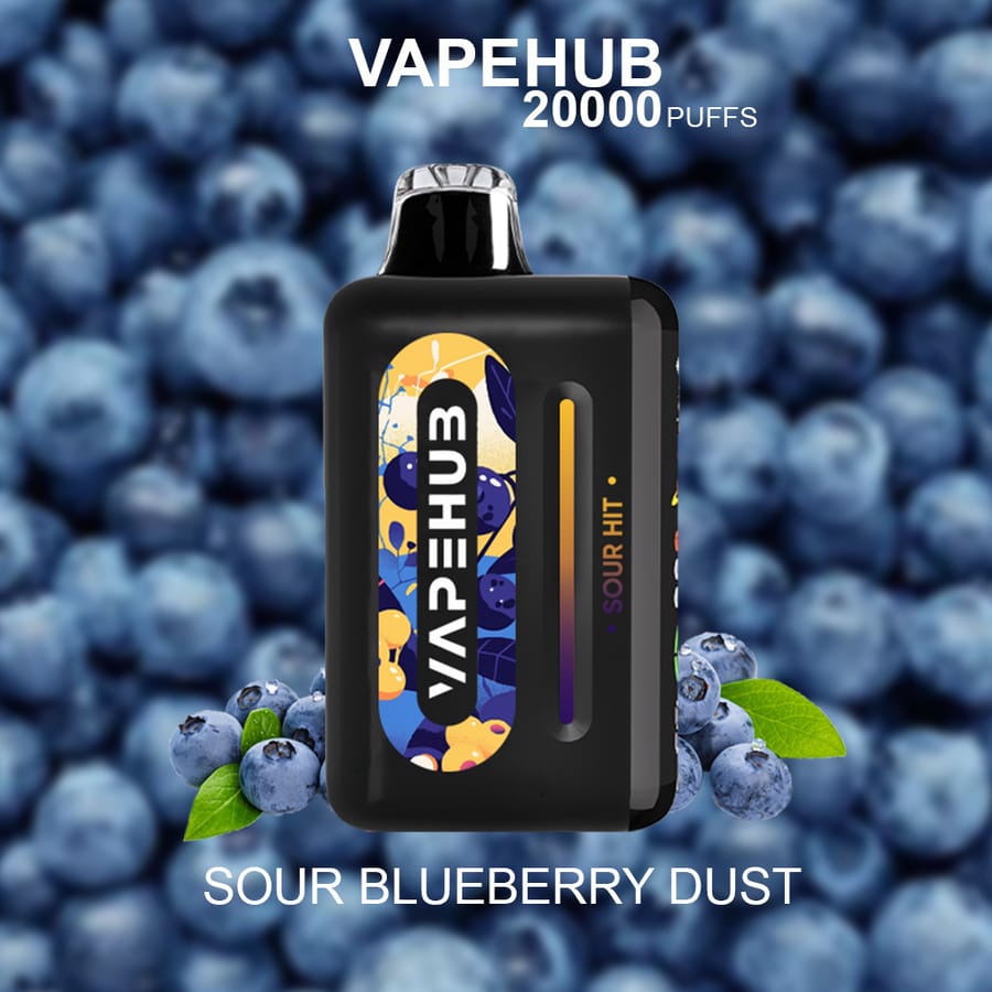 VAPEHUB SOUR BLUEBERRY DUST – 20000 PUFFS