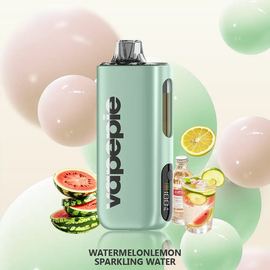 VAPEPIE MAX WATERMELON LEMON SPARKLING WATER – 40000 PUFFS