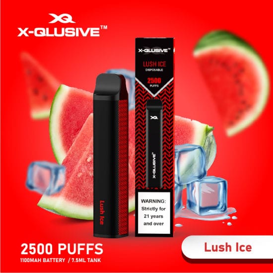 X-QLUSIVE LUSH ICE – 2500 PUFFS