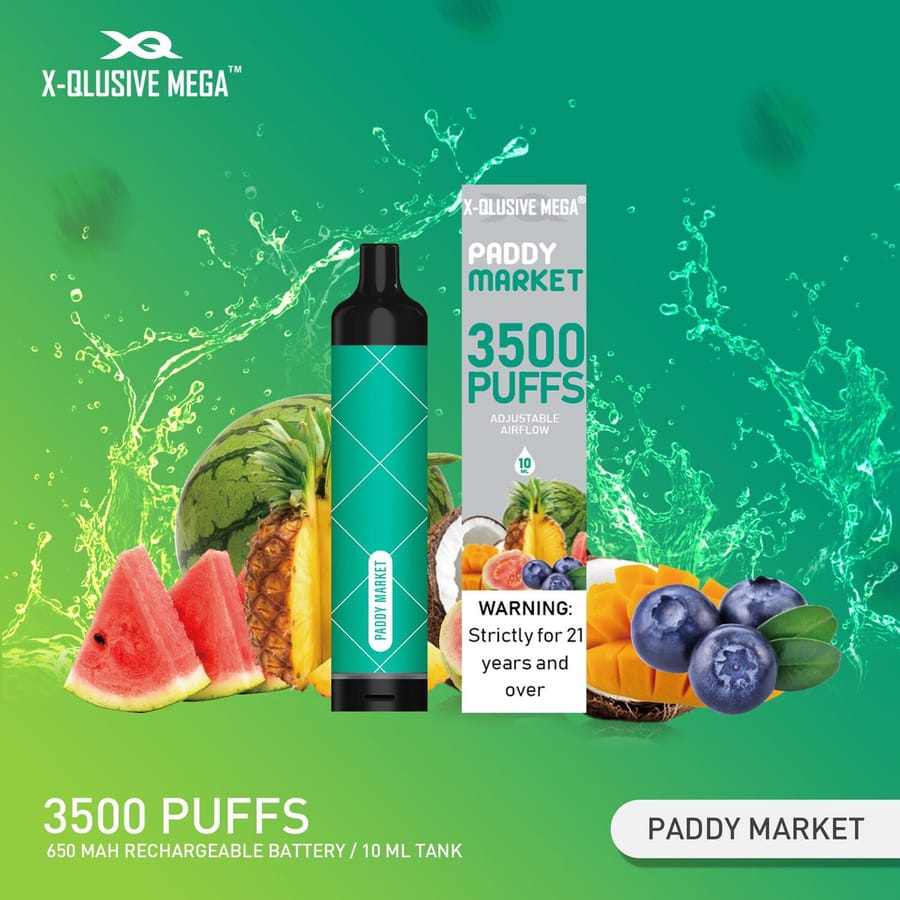 X-QLUSIVE MEGA PADDY MARKET – 3500 PUFFS