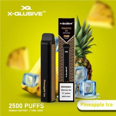 X-QLUSIVE PINEAPPLE ICE – 2500 PUFFS